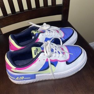 Multicolored Nike Air Force 1’s